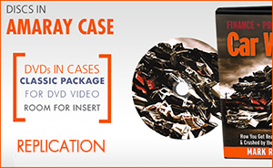 Replicated DVDs in Amaray Cases